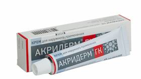 Акридерм ГК: инструкция по применению в МЕТРОНОМ