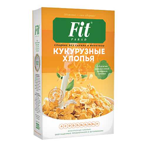 Хлопья Fit Parad кукурузные в МЕТРОНОМ