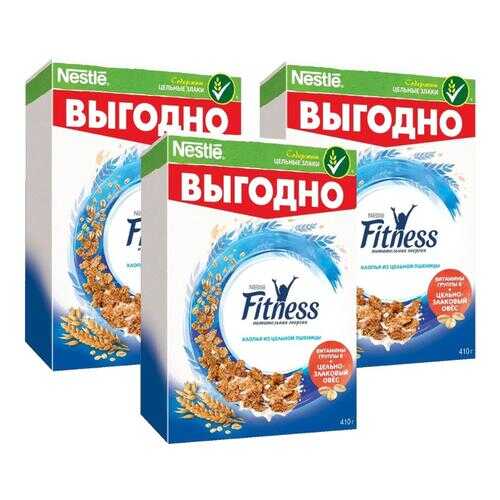 Хлопья Fitness 14 дней пшеничные с витаминами и минералами 3*410 г в МЕТРОНОМ