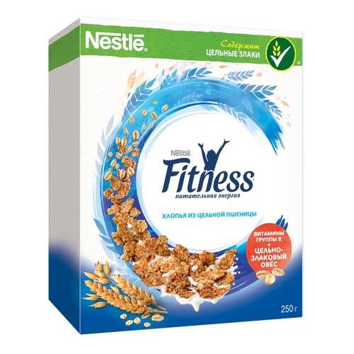 Хлопья Nestle Fitness из цельной пшеницы 250 г в МЕТРОНОМ