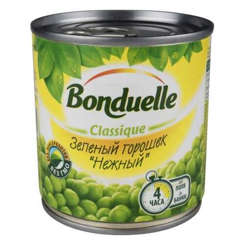Горошек зеленый Bonduelle classique нежный 200 г в МЕТРОНОМ