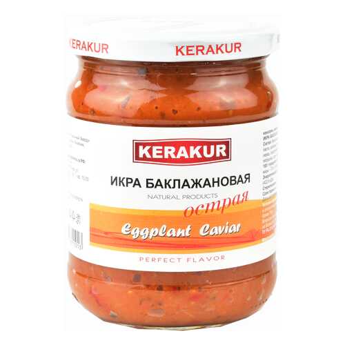 Икра Kerakur баклажанная острая 500 г в МЕТРОНОМ