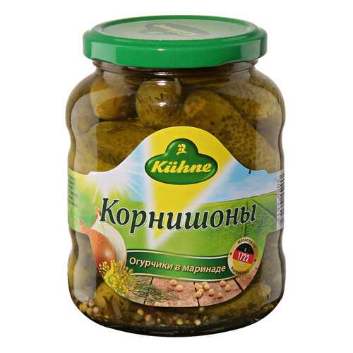 Корнишоны Kuhne в маринаде консервированные 330 г Германия в МЕТРОНОМ