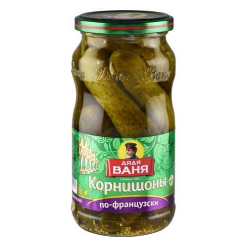 Корнишоны по-французски Дядя Ваня 460 г в МЕТРОНОМ