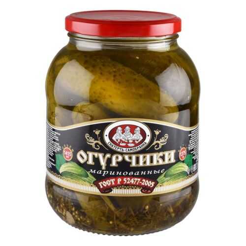 Огурцы маринованные Скатерть-Самобранка 1415 мл в МЕТРОНОМ
