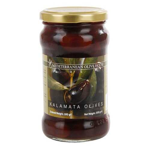 Оливки черные Mediterranean Olive House каламата 300 г в МЕТРОНОМ