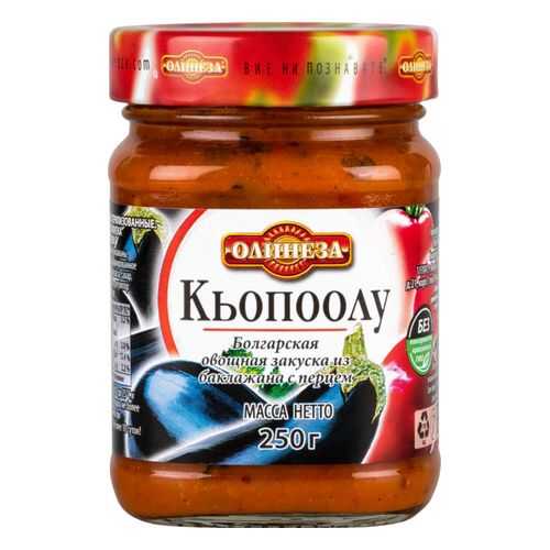 Овощная закуска Олинеза из баклажана с перцем кьопоолу 250 г в МЕТРОНОМ