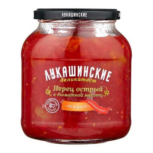 Перец Лукашинские острый в томатной мякоти Южный 670г в МЕТРОНОМ