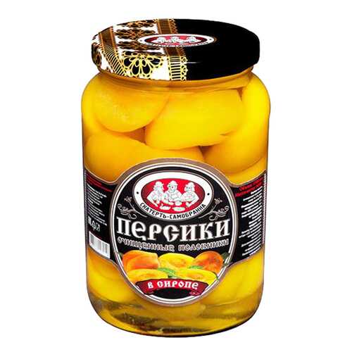 Персики Скатерть-самобранка половинки в сиропе 1700 мл в МЕТРОНОМ