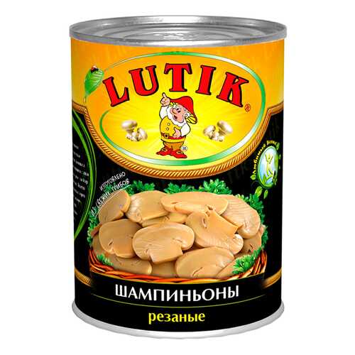 Шампиньоны Lutik резаные 425 г ж/б Китай в МЕТРОНОМ