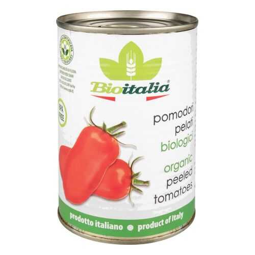 Томаты очищенные Bioitalia в томатном соке целые 400 г в МЕТРОНОМ