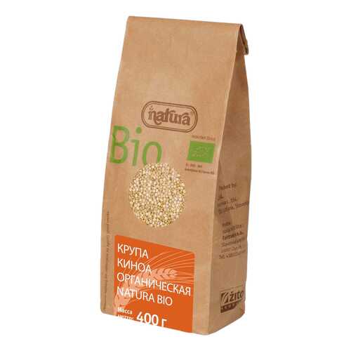 Крупа Natura Bio киноа органическая 400 г в МЕТРОНОМ