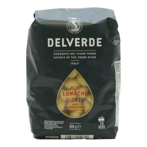 Макаронные изделия Delverde lumache rigate №39 500 г в МЕТРОНОМ