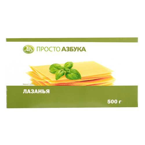 Макаронные изделия лазанья Просто Азбука 500 г в МЕТРОНОМ