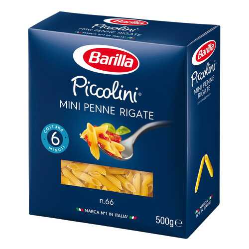 Макароны Barilla mini penne rigate 500 г в МЕТРОНОМ