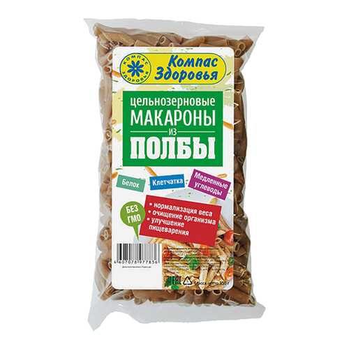 Макароны Компас Здоровья из полбы 350 г в МЕТРОНОМ