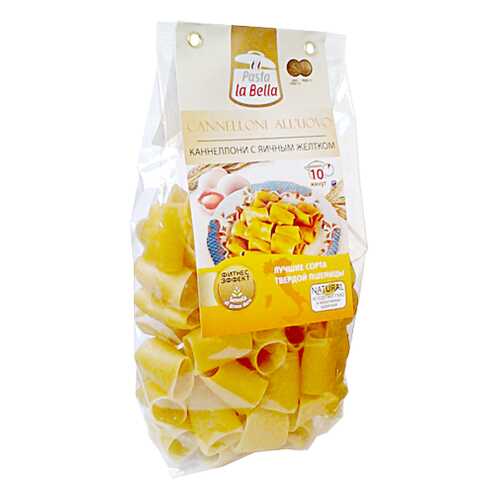 Макароны pasta la Bella каннеллони с яичным желтком в МЕТРОНОМ
