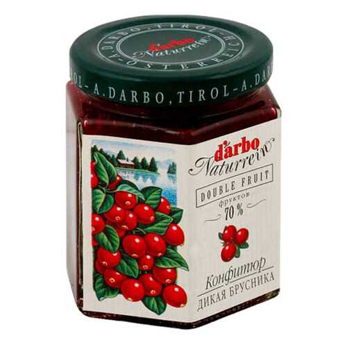 Конфитюр D'arbo дикая брусника 200 г в МЕТРОНОМ