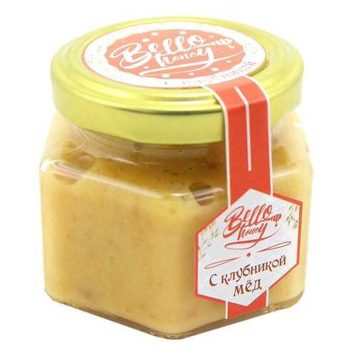 Крем-мед BelloHoney с клубникой 120 мл в МЕТРОНОМ