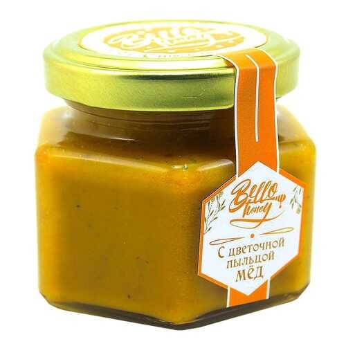 Мед BelloHoney с цветочной пыльцой 120 мл в МЕТРОНОМ