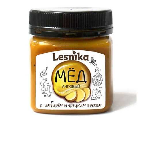 Мед Lesnika липовый с имбирем и грецким орехом 250гр. в МЕТРОНОМ