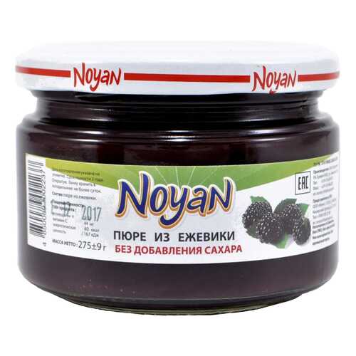 Пюре Noyan из ежевики без сахара 270 г в МЕТРОНОМ