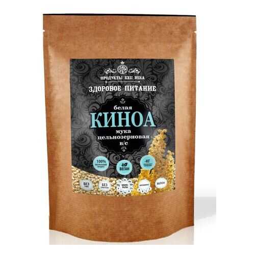 Киноа белая Продукты XXII века мука цельнозерновая в/с 400 г в МЕТРОНОМ