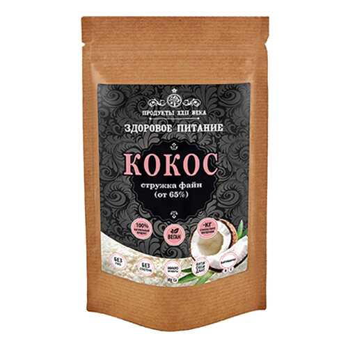 Кокосовая стружка файн Продукты XXII века от 65% 100 г в МЕТРОНОМ