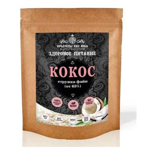 Кокосовая стружка файн Продукты XXII века от 65% 200 г в МЕТРОНОМ