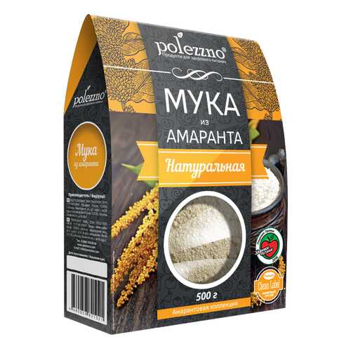 Мука Polezzno амарантовая 500 г в МЕТРОНОМ