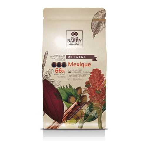 Шоколад Cacao Barry MEXIQUE - Темный, 66%, 1кг. (CHD-N66MEX-2B-U75) в МЕТРОНОМ