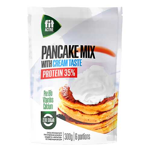 Смесь Fit Parad для оладьев со вкусом сливок высокобелковая 300 г в МЕТРОНОМ
