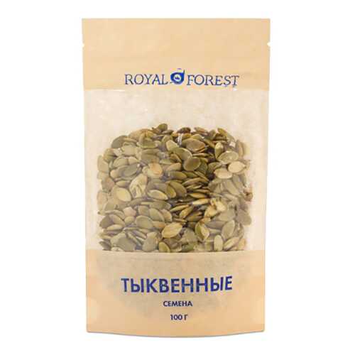 Семечки тыквенные Royal Forest очищенные 100 г в МЕТРОНОМ