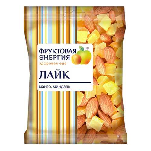 Смесь фруктовая Лайк, манго и миндаль Фруктовая Энергия 45 г в МЕТРОНОМ