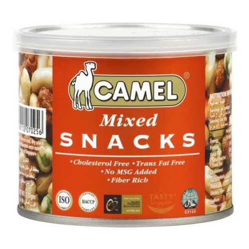 Смесь mixed snacks из орехов, бобов и горошка Camel 130 г в МЕТРОНОМ