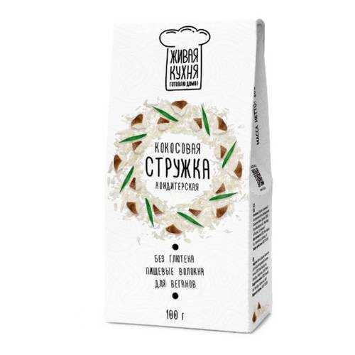 Стружка кокосовая КОМПАС ЗДОРОВЬЯ кондитерская 100г в МЕТРОНОМ