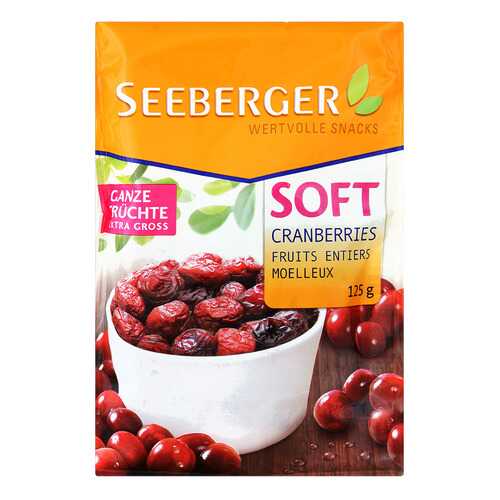Сухофрукты Seeberger клюква мягкая 125 г в МЕТРОНОМ