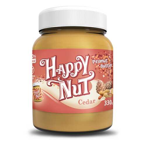 Арахисовая паста Happy Nut Cedar с кедром 330 г в МЕТРОНОМ