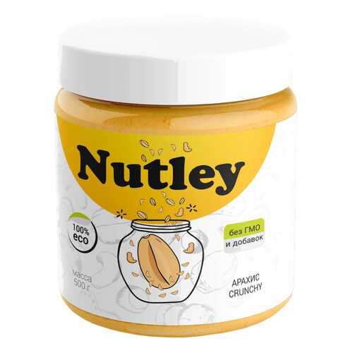 Арахисовая паста Nutley Crunchy 500 г в МЕТРОНОМ