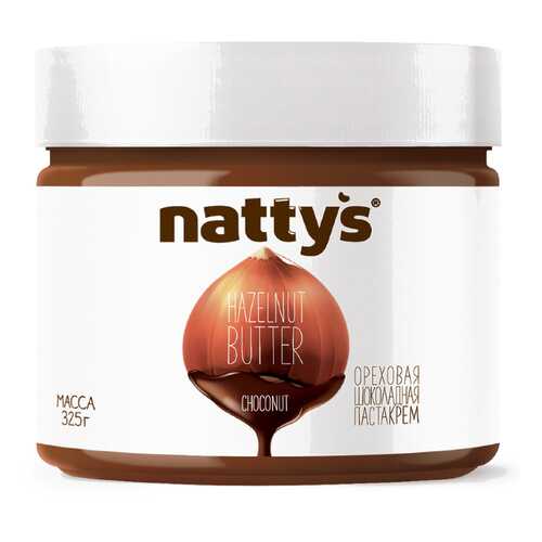 Ореховая паста Nattys Choconut с добавлением какао 325 г в МЕТРОНОМ