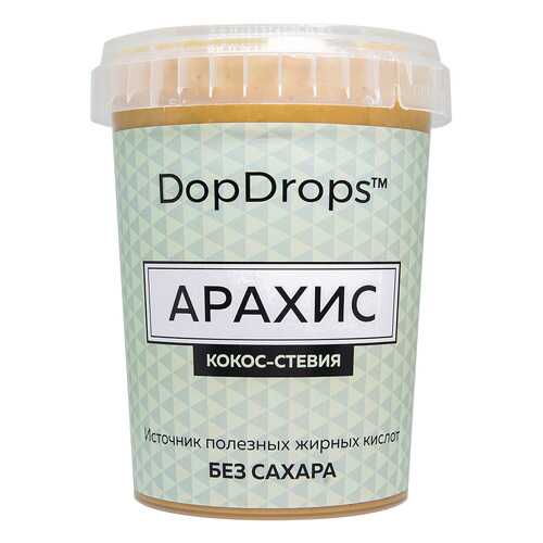 Паста DopDrops арахис-кокос стевия 1000 г в МЕТРОНОМ
