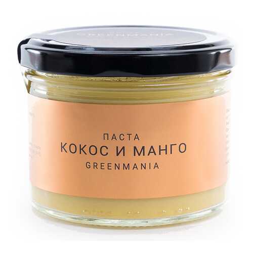 Паста GreenMania кокос и манго 200 г в МЕТРОНОМ