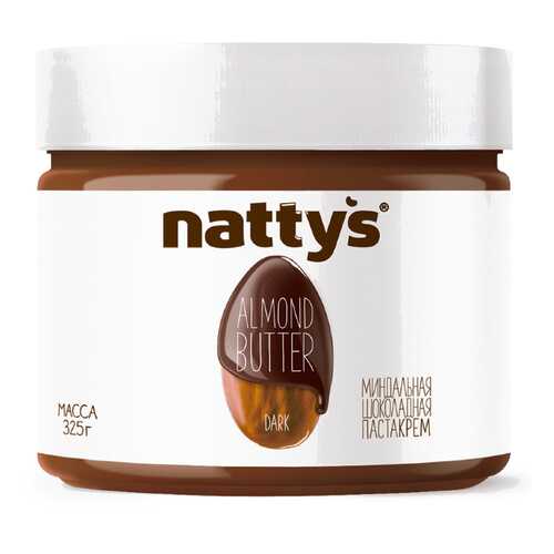 Паста Nattys Dark миндальная с какао и мёдом 325 г в МЕТРОНОМ