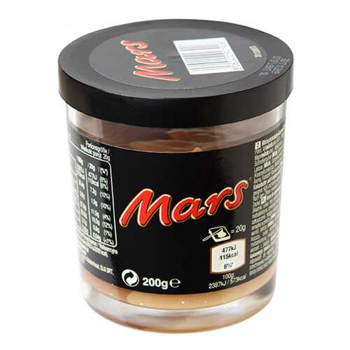 Шоколадная паста Mars 200 гр. в МЕТРОНОМ