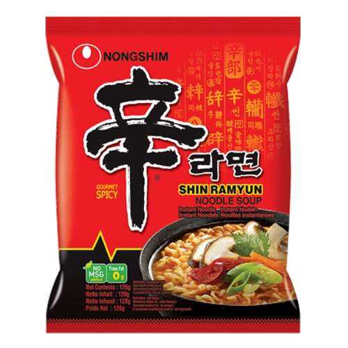 Лапша быстрого приготовления Шин Рамен Nongshim 120 г в МЕТРОНОМ