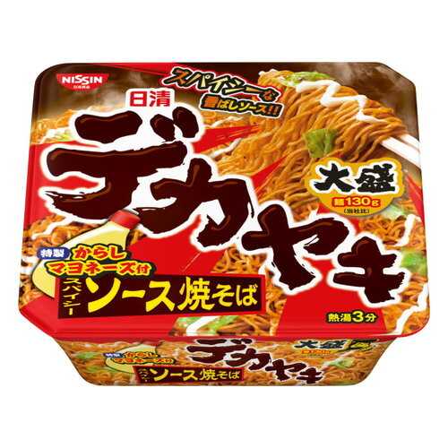 лапша NISSIN ЯКИСОБА с курицей, капустой в горчичнор-майонезном соусе 154г,чашка,Япония в МЕТРОНОМ