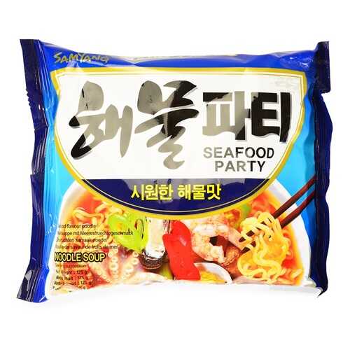 Лапша Samyang с морепродуктами, 125г, Южная Корея в МЕТРОНОМ