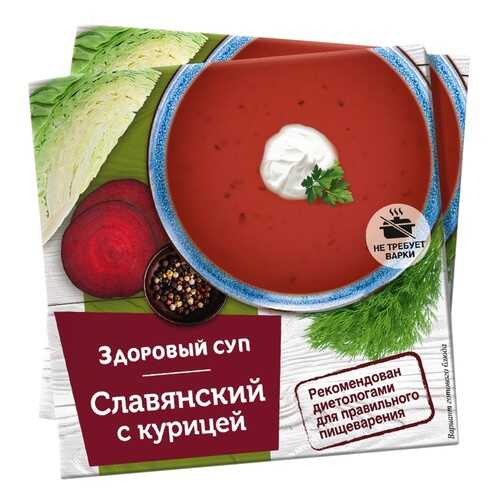 Суп Здоровый суп славянский с курицей 30 г в МЕТРОНОМ