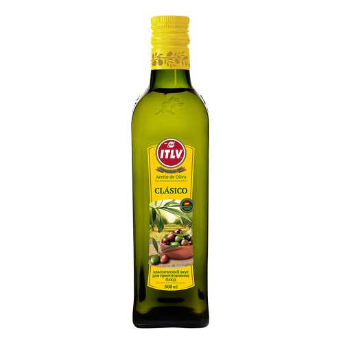 Масло ITLV оливковое 100% классико 0.5 л в МЕТРОНОМ