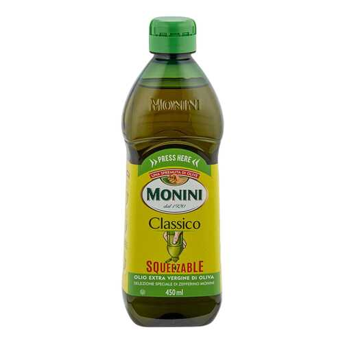 Масло Monini Classico оливковое нерафинированное 0.45 л в МЕТРОНОМ